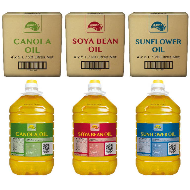 Refined Vegetable Oils Sunnz Food